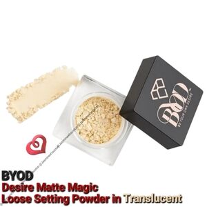 🎉3•$13/4•$16🎉 BYOD Desire Matte Magic Loose Setting Powder In Translucent